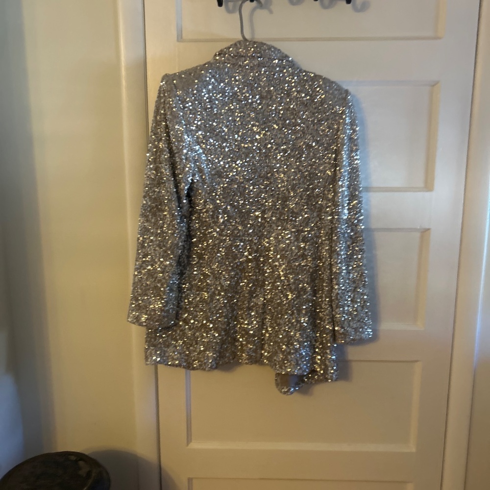Limited silver sequin jacket - Picture 3 of 3